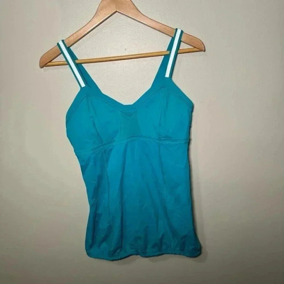 Lululemon teal tank top 10 - Picture 2 of 5